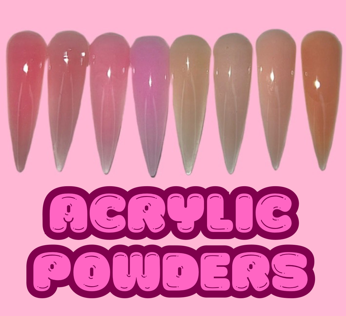 Acrylic Powders 2oz Jars