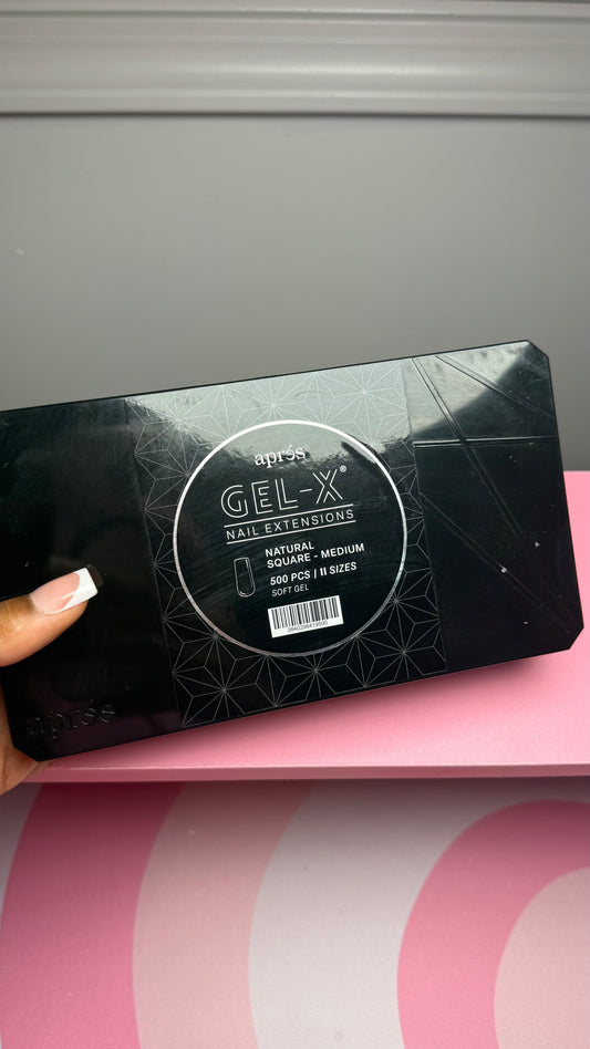 Apres Gel X Square Medium (Used Once)